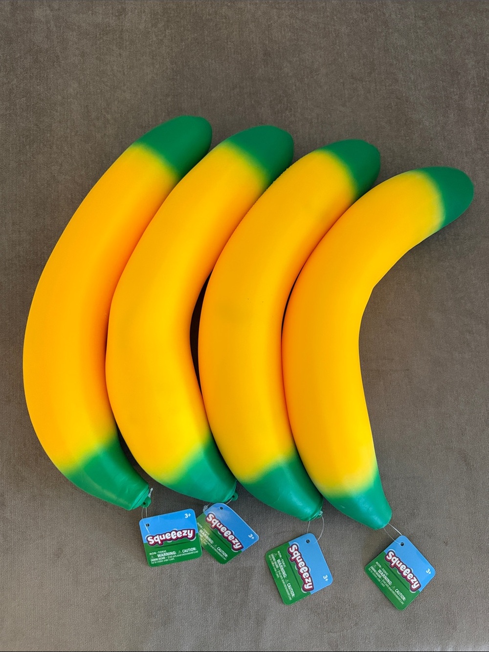 Sunny Days Squeezy Jumbo Banana | Bundle Of 4